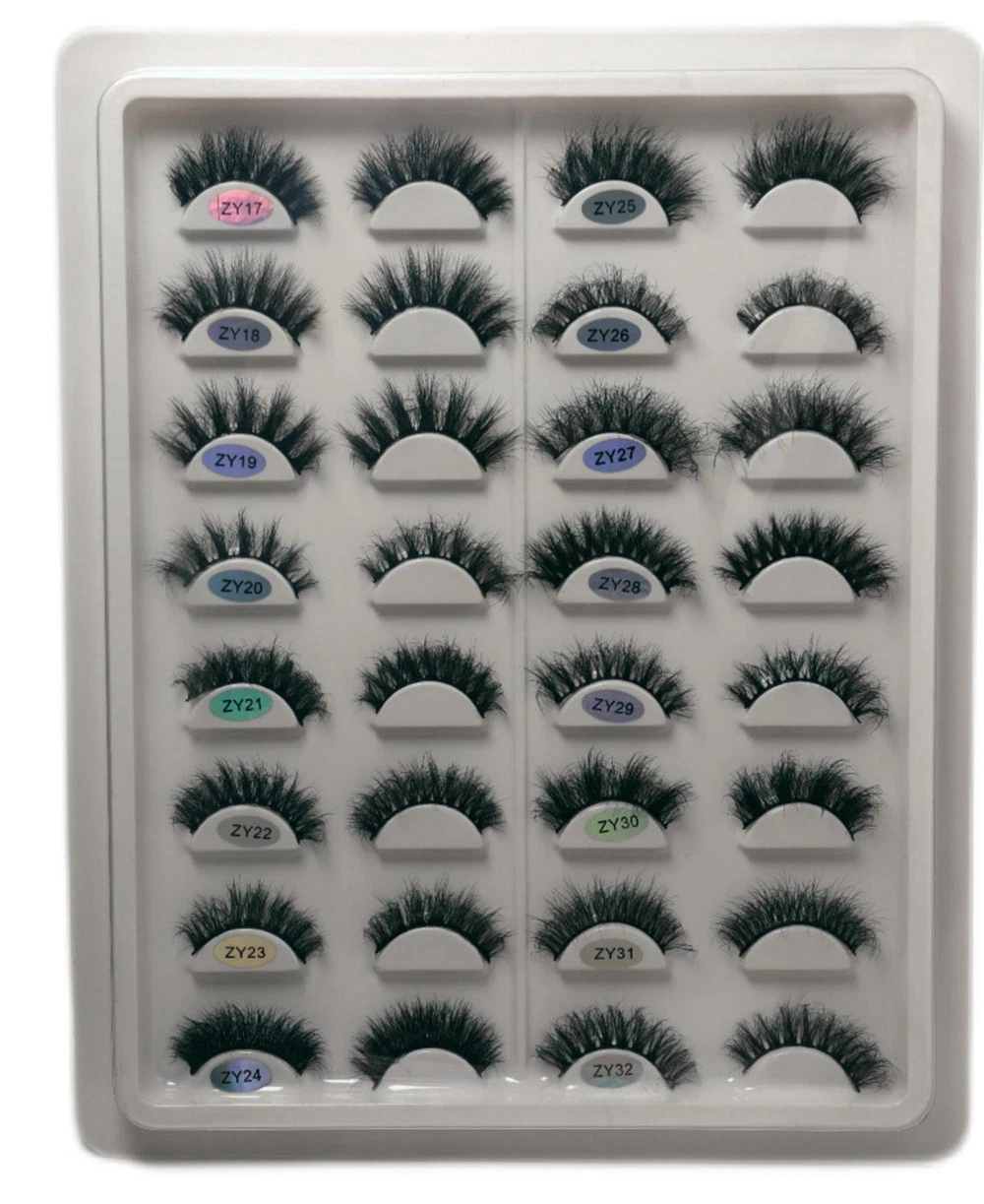 New Mink Lashes 100% Magnetic Eyelashes Natural Hair False Eye Lashes 3D Fake Lash Fluffy Faux Lashes