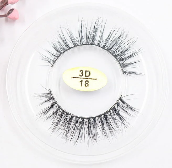 Labor 1 Pair 3D Soft Mink Hair False Eyelashes Handmade Wispy Fluffy Long Lashes Natural Eye for Woman