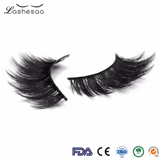 Meilleures ventes 18mm 20mm 3D véritable fourrure de vison cils sans cruauté marque privée faux cils